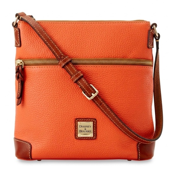 Dooney & Bourke Pebble Grain Leather Crossbody - Clementine Orange (Mexico)
